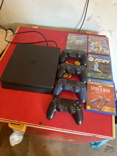 ? Vende-se Kit PlayStation 4 Usado - Pronta para Jogar! ?