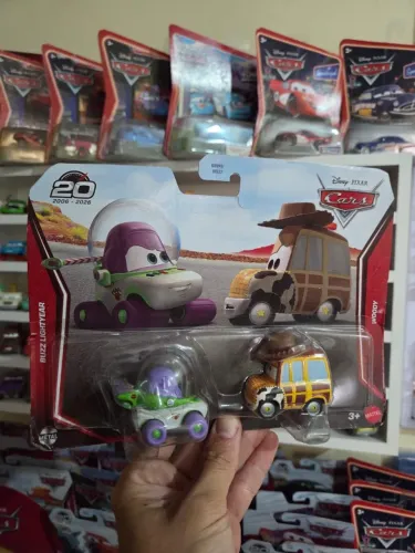 Miniatura Disney Pixar Cars Mattel - Woodyve Buzz Lightyear
