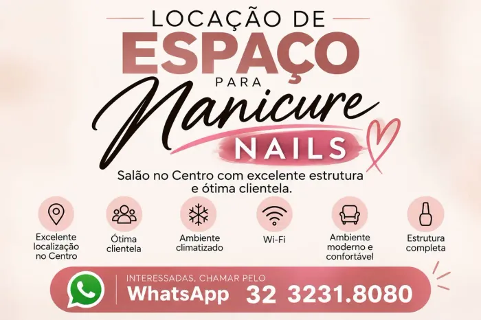 Locação Espaço Manicure Nails.