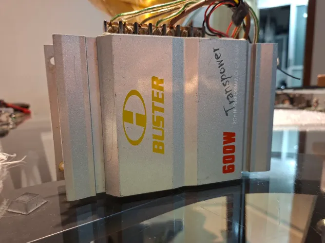 Módulo Potência H-buster Hbm-t200 2 Canais Estereo 600w