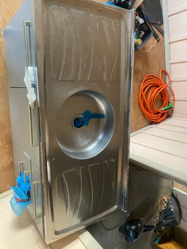 Pia com Cuba de inox