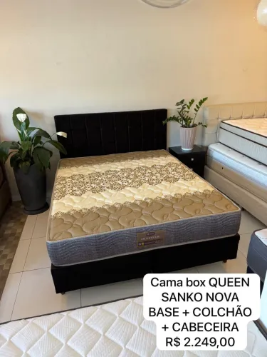 Cama Box QUEEN SANKO NOVA - ENTREGA