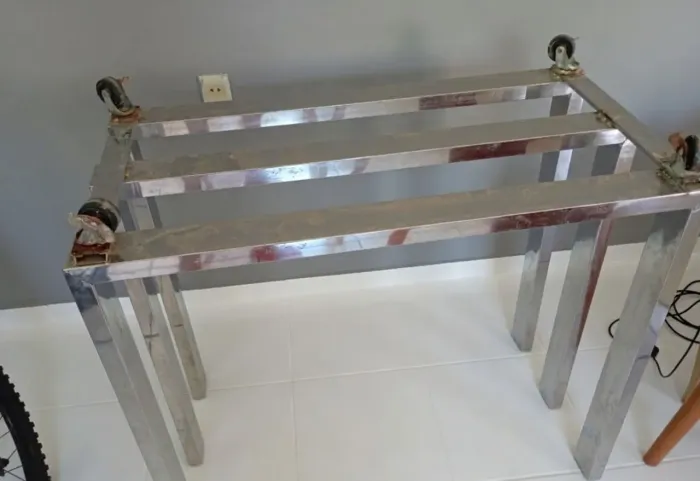 Suporte de inox pra mesa