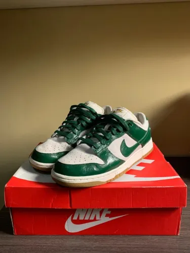 Tênis Nike dunk low green ostrich