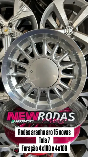 Rodas aranha aro 15 novas