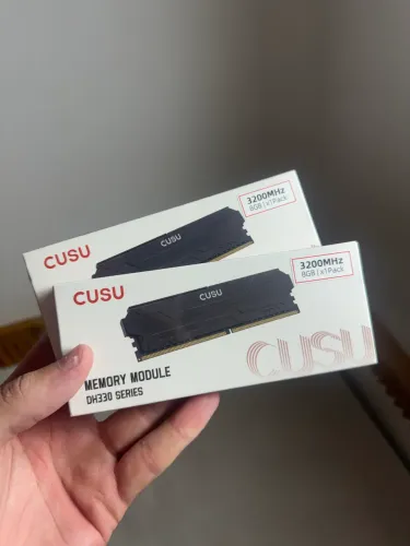 MEMÓRIA RAM 16GB CUSU DDR4 8+8 3200 MHZ - LACRADO