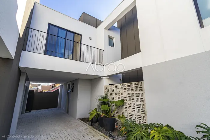 Casa em Condomínio semimobiliada para alugar no Guabirotuba - 138 m² - 3 Suítes - Próximo
