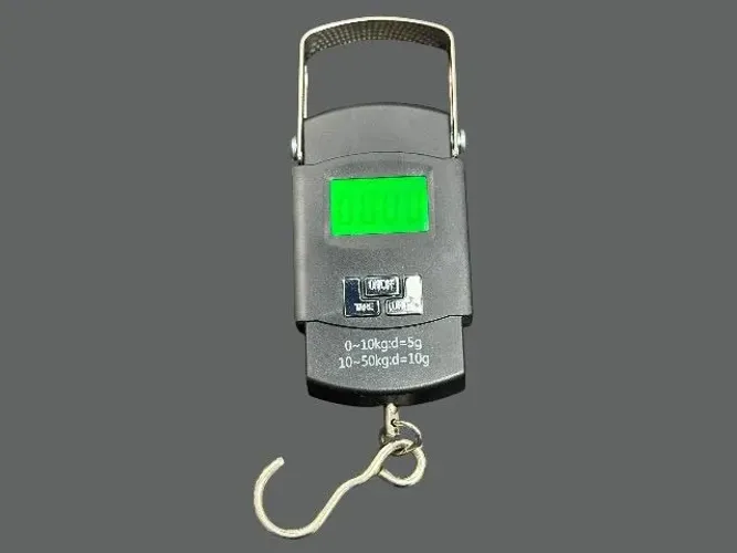 Balança de Mão Digital P/ Bagagens e Pesca (50kg/10g)