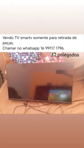 Tv smart 32 polegadas para retirada de peças 