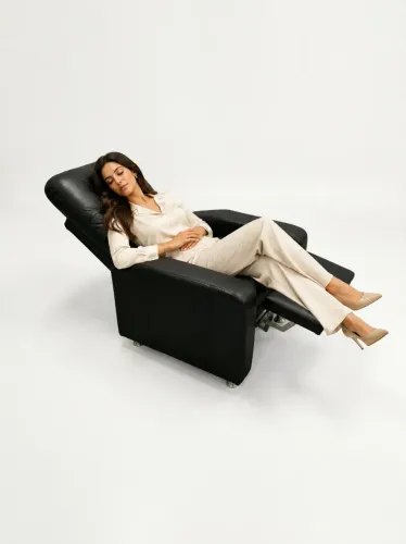 Poltrona reclinavel courino