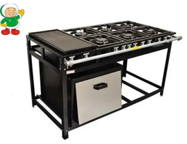 4768 - FOGAO BP 6BC 30X30 3QS/3QD CHAP/FORNO PF-7 / MARCA: CRISTAL AÇO