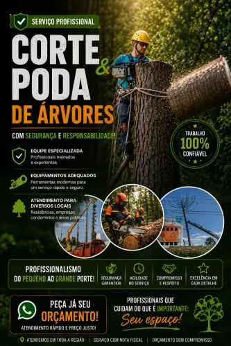 Poda e Corte de Árvores