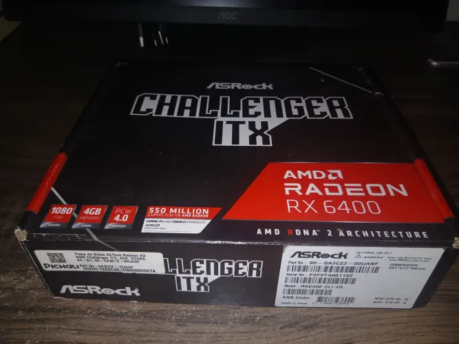Placa de vídeo Rx 6400 4gb