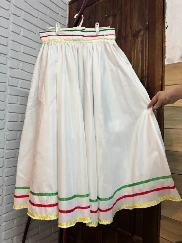 Saia de Prenda Branca