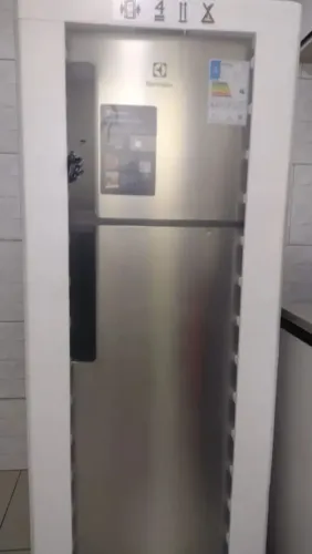 Geladeira electrolux tf38s duplex, inox 320L