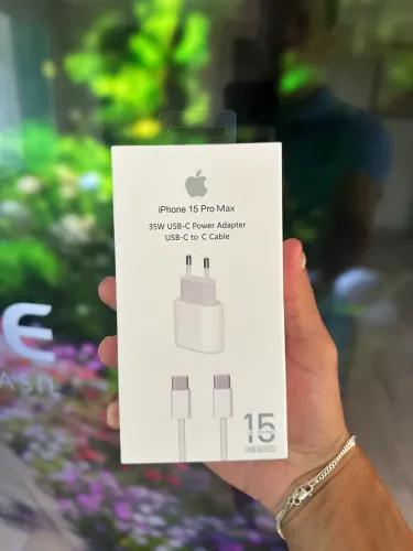 Carregador Completo 35W Tipo C para iPhone 15 16 17 Pro Max Entrega Imediata