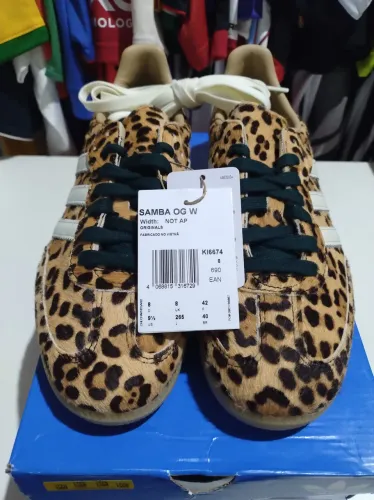 Tênis Estampa Leopardo Samba OG W Adidas 