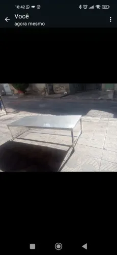 Mesa de aço inox