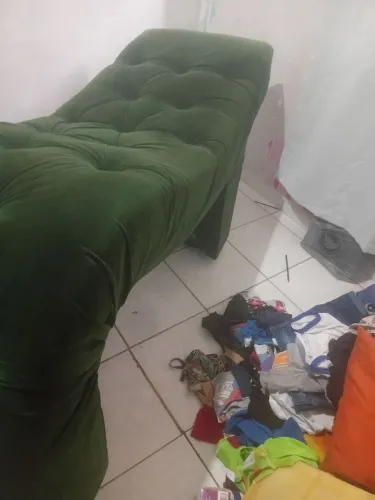 Vendo maca estética acolchoada verde