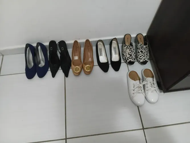 Sapatos elegantes feminino tamanho 36