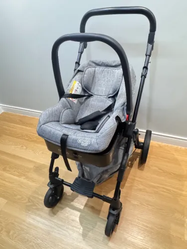 ? Carrinho Cosco Poppy 3.0 Duo + Bebê Conforto Wizz | Pouquíssimo Usado
