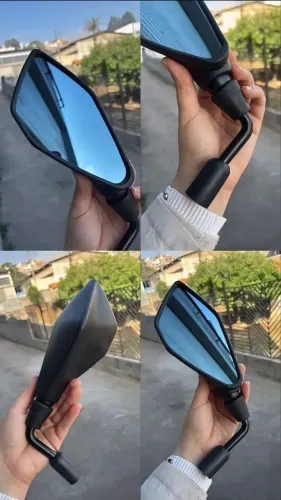 Par de Retrovisores Lente Azul Convexa Z400 e F800