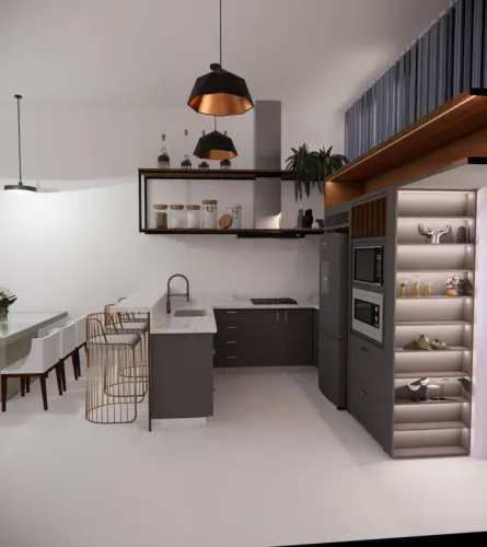 Projeto 3D Residencial | Fachadas, Ambientes e Visualização Realista