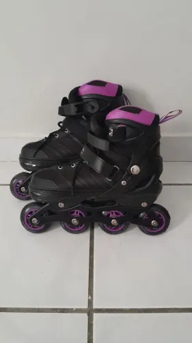 Patins Semi-profissional Roxo Feminino 