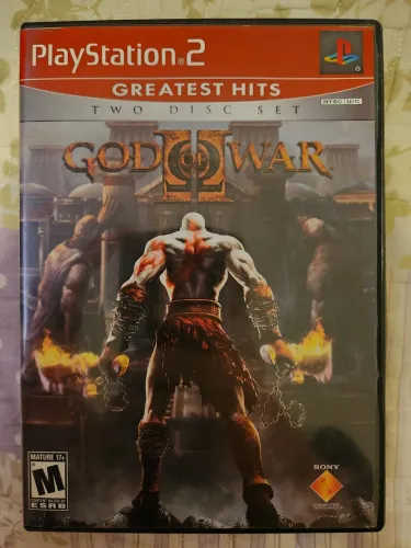 God Of War 2 Encarte Caixa e CD Extra PS2