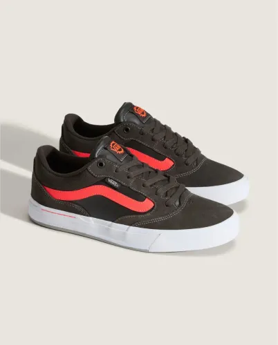 Tênis Vans Fade BMX preto logo coral