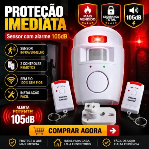 Alarme Inteligente Sensor de Presença