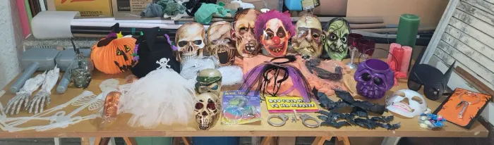 HALLOWEEN! KIT DE OBJETOS PARA FESTA DE HALLOWEEN OU FESTA DAS BRUXAS