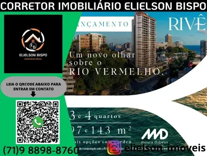 Apartamento 3 e 4 quartos no RIO VERMELHO