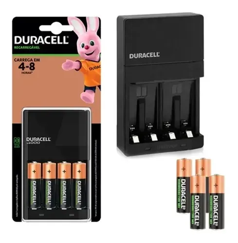 Carregador de pilhas duracell