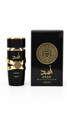 Perfume Árabe Asad Lattafa Preto Masculino - 100ml