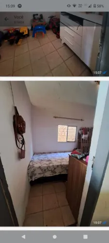 2 casa uma na frente outra no fundo