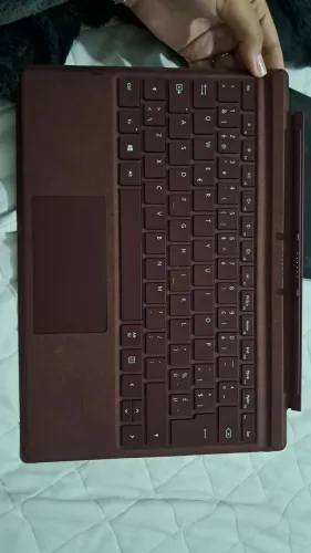 Teclado Microsoft Surface Type Cover Alcantara Original Burgundy
