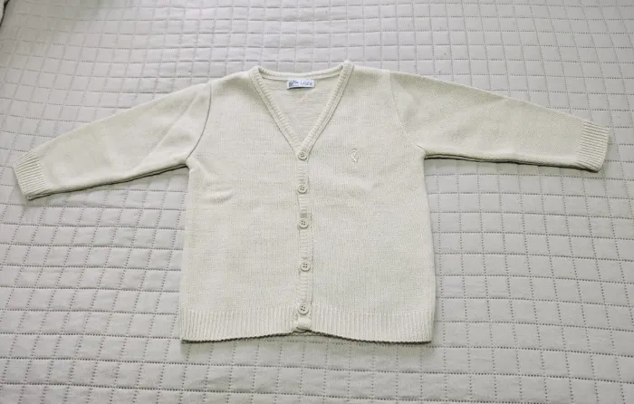 Blusa Cardigan Tam.1/2 Tricô