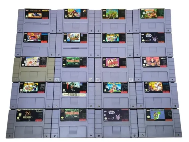 Fitas originais de Super Nintendo - Preços na descrição