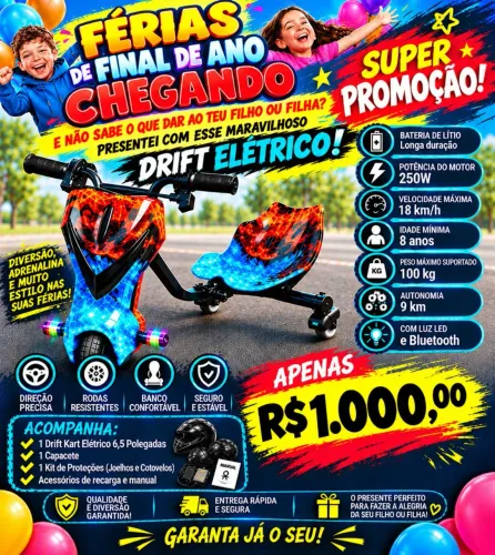 Drift elétrico infantil 
