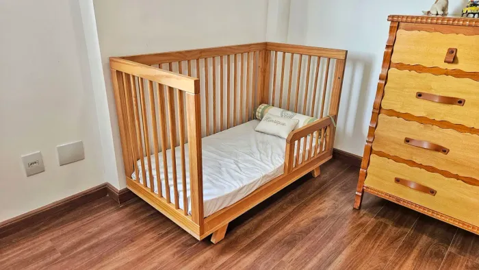 Berço Cama Kaike - Avelã - Tulipa Baby