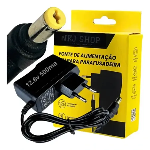 Fonte 12.6v Para Bateria Lítio 12v Parafusadeira Furadeira