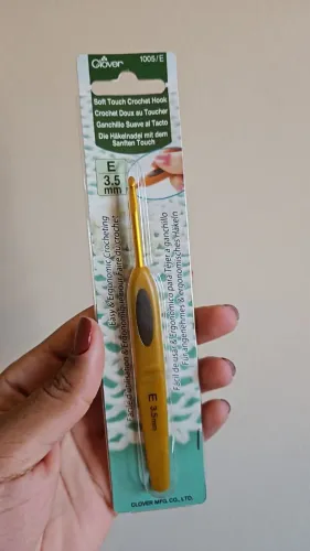 Agulha crochê Clover 3.5mm