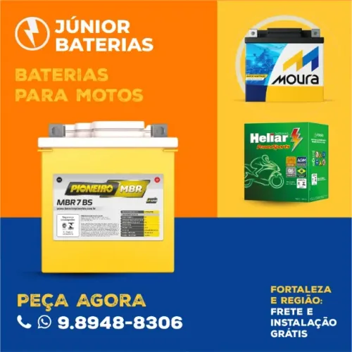 Bateria moto 5Ah Fortaleza com o melhor preço