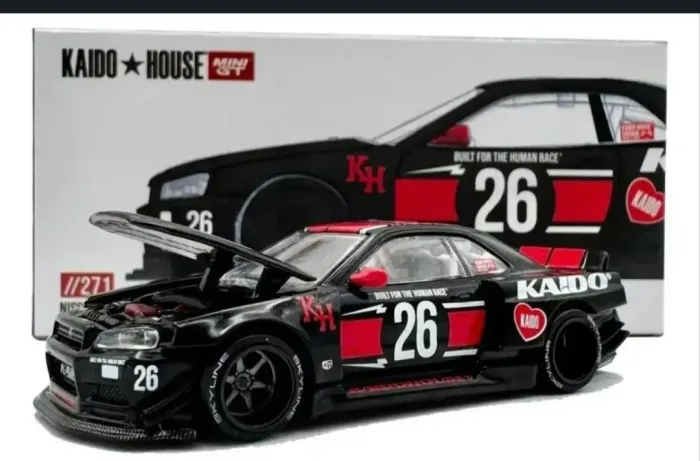 Kaido House Nissan GT-R R34 #271/ Pop Race Supra GT300 Top Secret 325, 332, 447 e 458