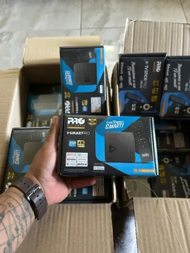 TV Box Pro Eletronic PROSB-3000 16GB - Android, 4K, Wi-Fi Rápido