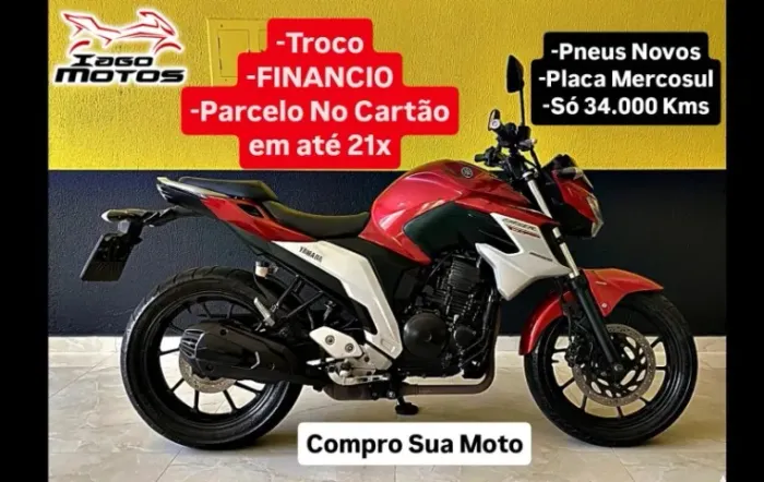 Yamaha Fazer 250 ABS 2019, Único Dono, factor fan bros 125 150 160 300 cb twister xre mt