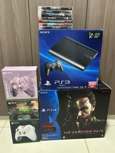 Lote de Consoles,Controles e Jogos