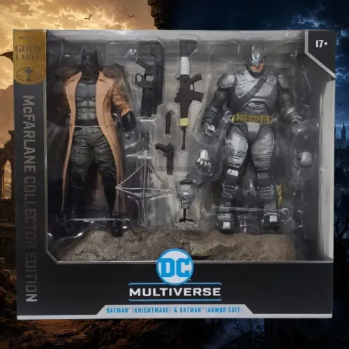 Batman Knightmare & Batman Armor Suit - Mcfarlane Gold Label 2 Pack