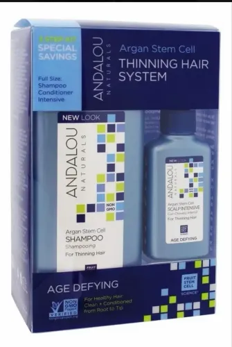 Andalou Naturals Sistema De Tratamento De Afinamento De Cabelo